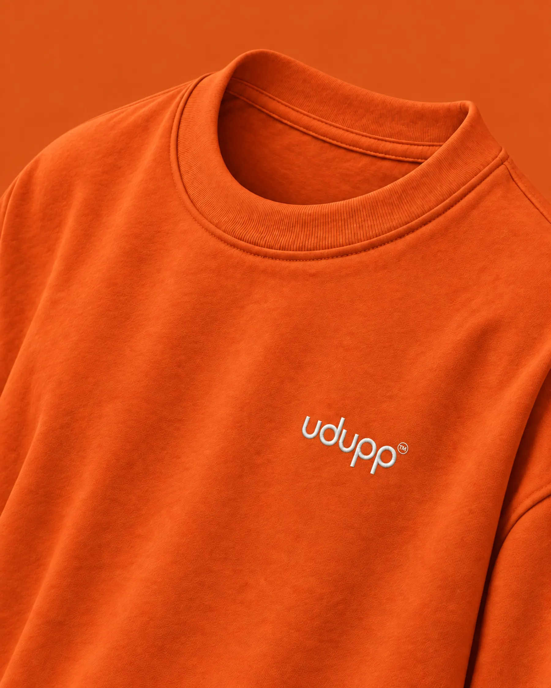 udupp crew in Jalebi Orange