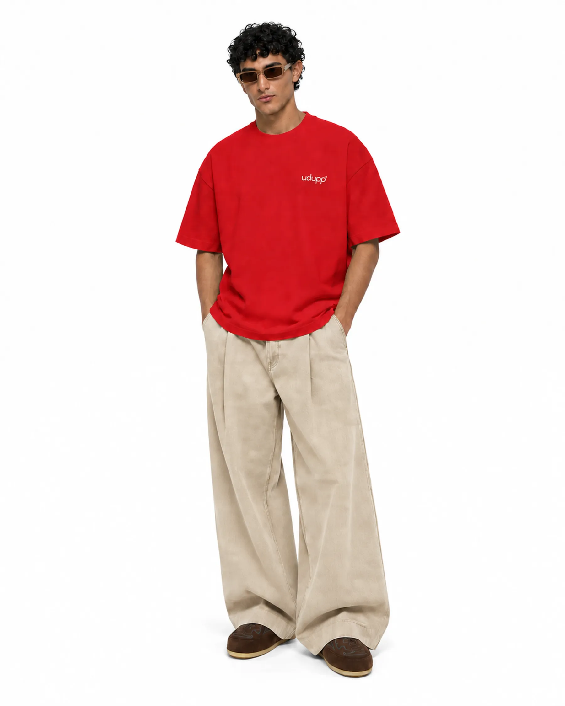 udupp crew in Chilli Red, On the body